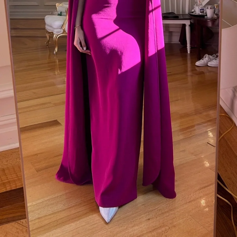 Solace London Fuchsia Maxi Dress - Picture 4 of 5